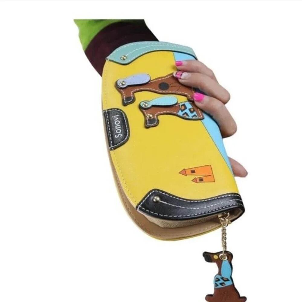 Women’s Cartoon Dog Printed Wallet
